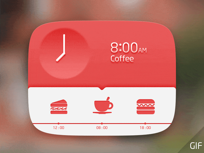 Animations ui dining time