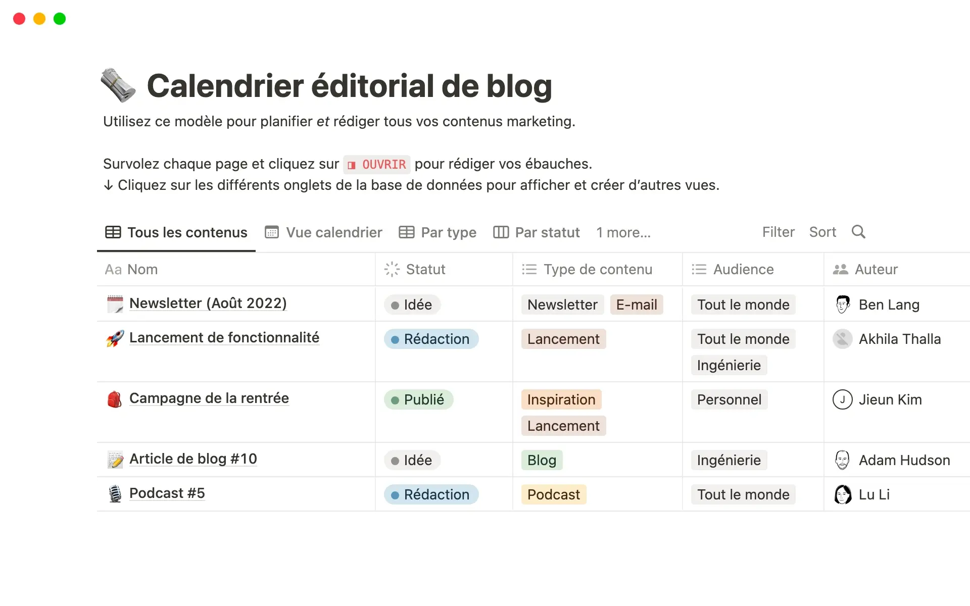 Blogduwebdesign erreurs courantes conception web calendrier editorial blog