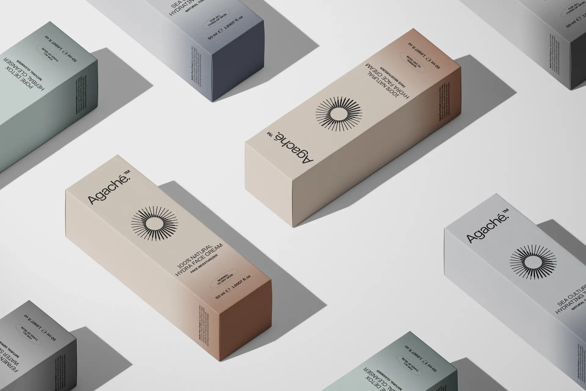 Blogduwebdesign graphisme inspiration branding cosmetiques agache