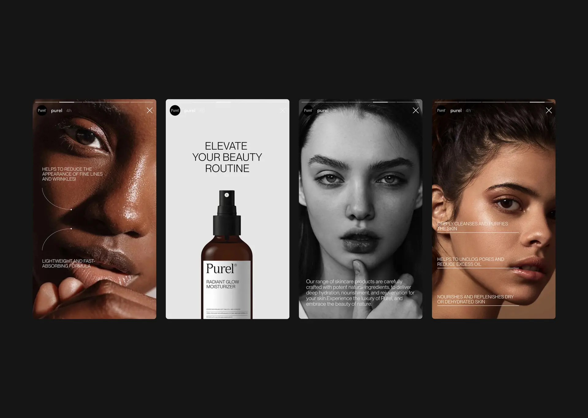 Blogduwebdesign graphisme inspiration branding cosmetiques purel 2