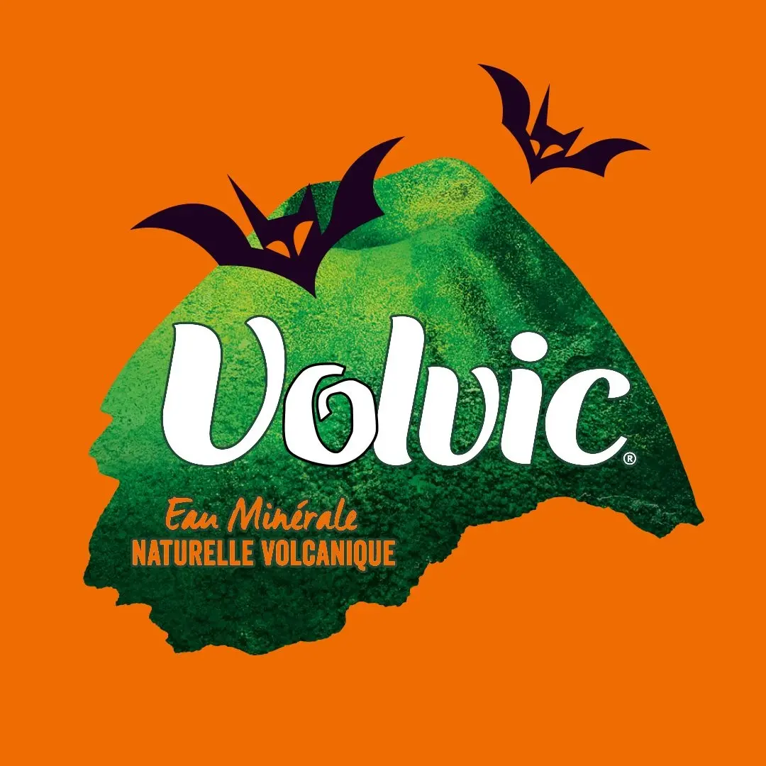 Blogduwebdesign inspiration graphique logos marques facon halloween volvic