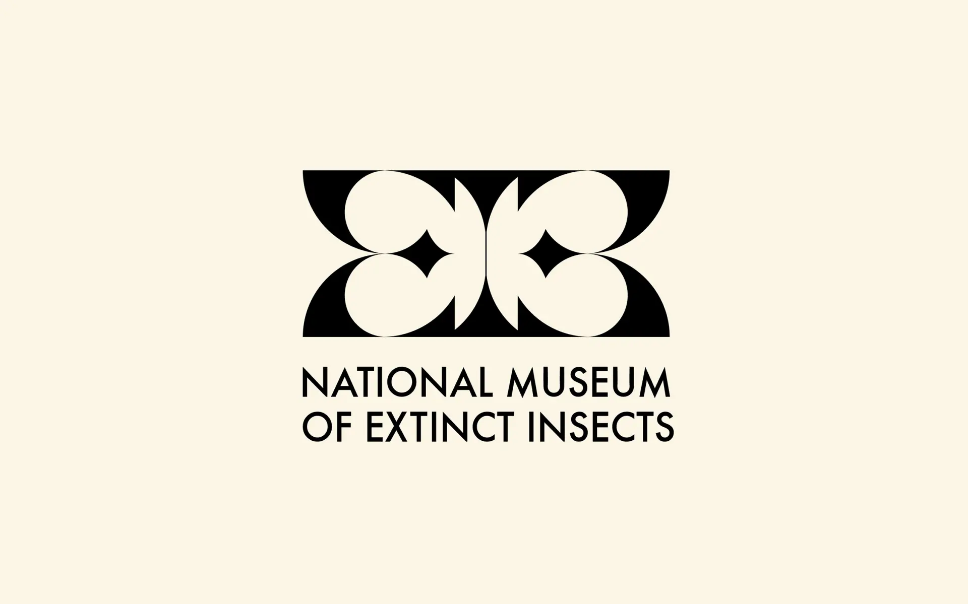 Blogduwebdesign inspiration graphique logos minimalistes noir blanc extinct insects museum