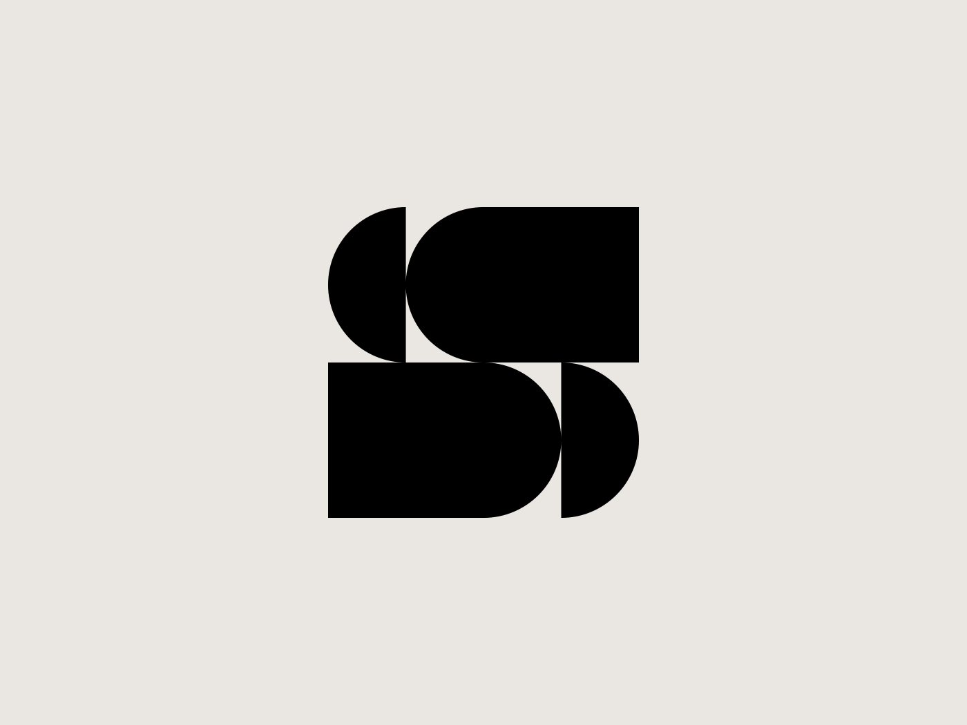 Blogduwebdesign inspiration graphique logos minimalistes noir blanc s letter exploration