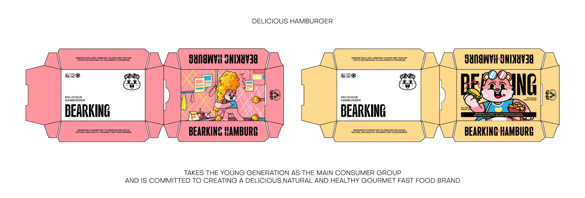 Blogduwebdesign inspiration graphisme branding burger bearking 5