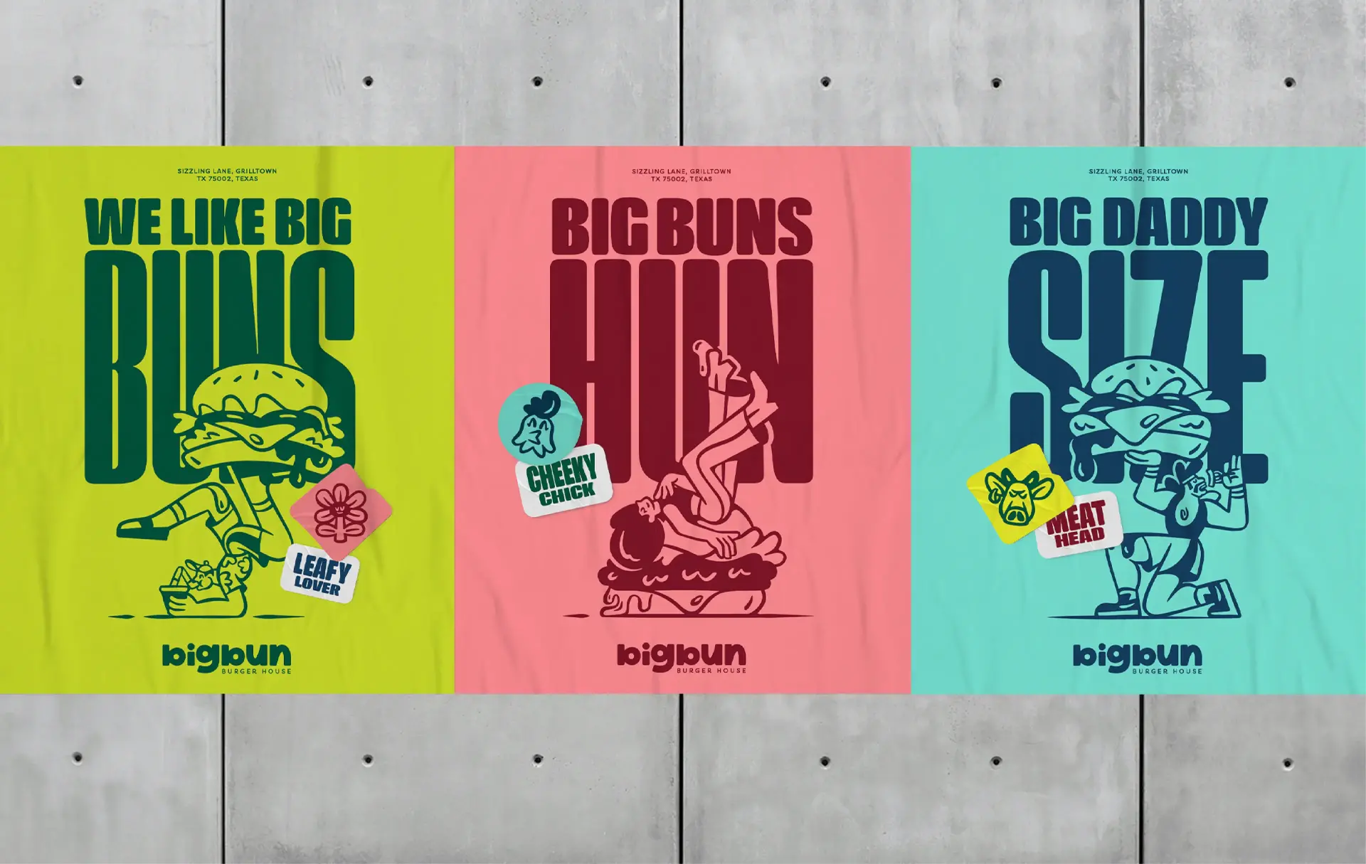 Blogduwebdesign inspiration graphisme branding burger big bun 4