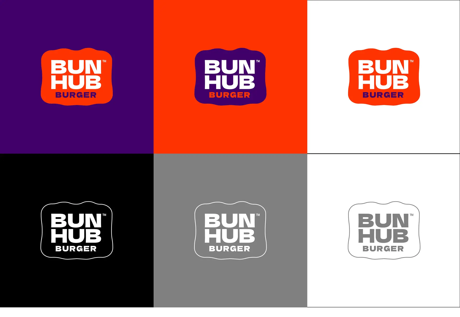 Blogduwebdesign inspiration graphisme branding burger bun hub 2