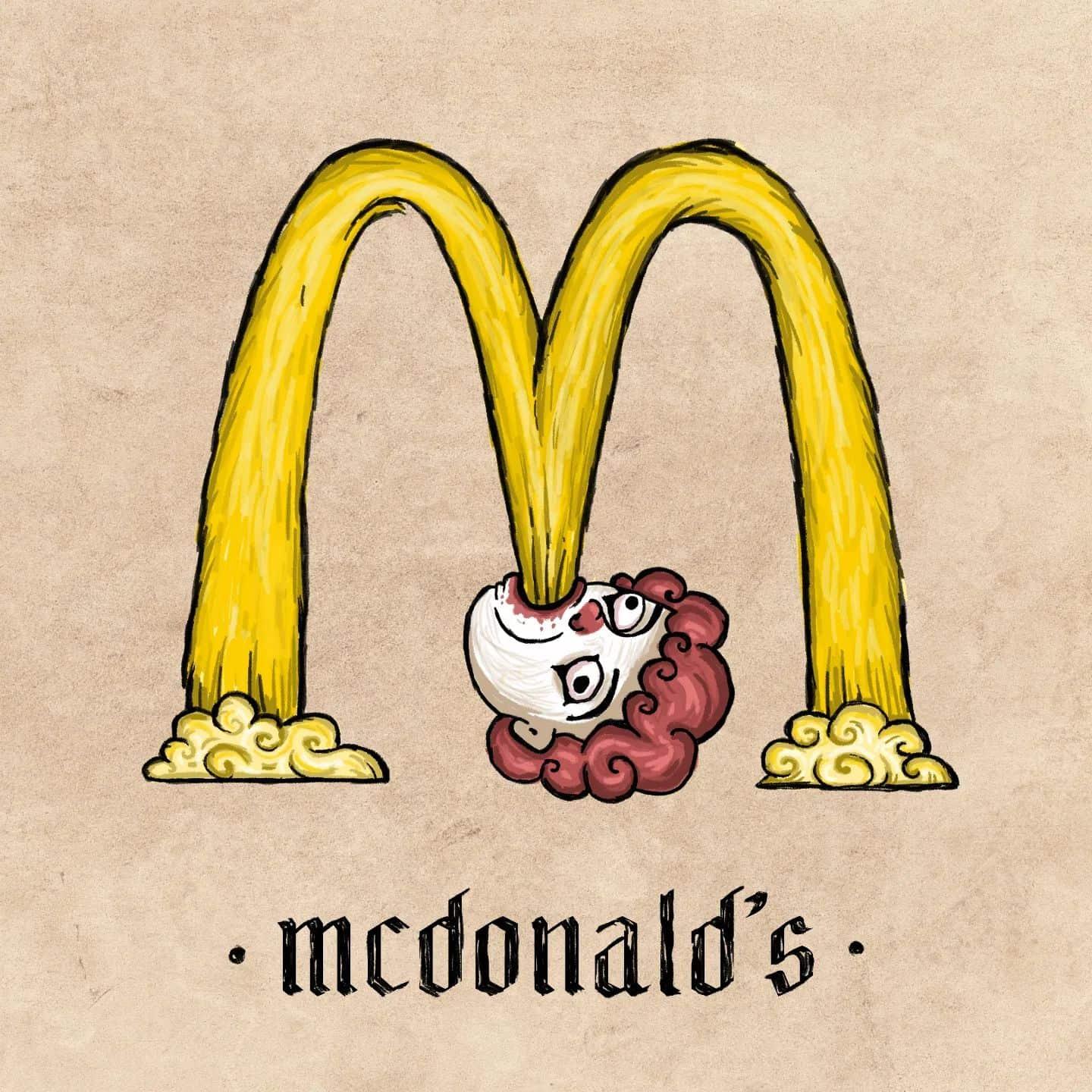 Blogduwebdesign inspiration logos modernes medival mcdonalds
