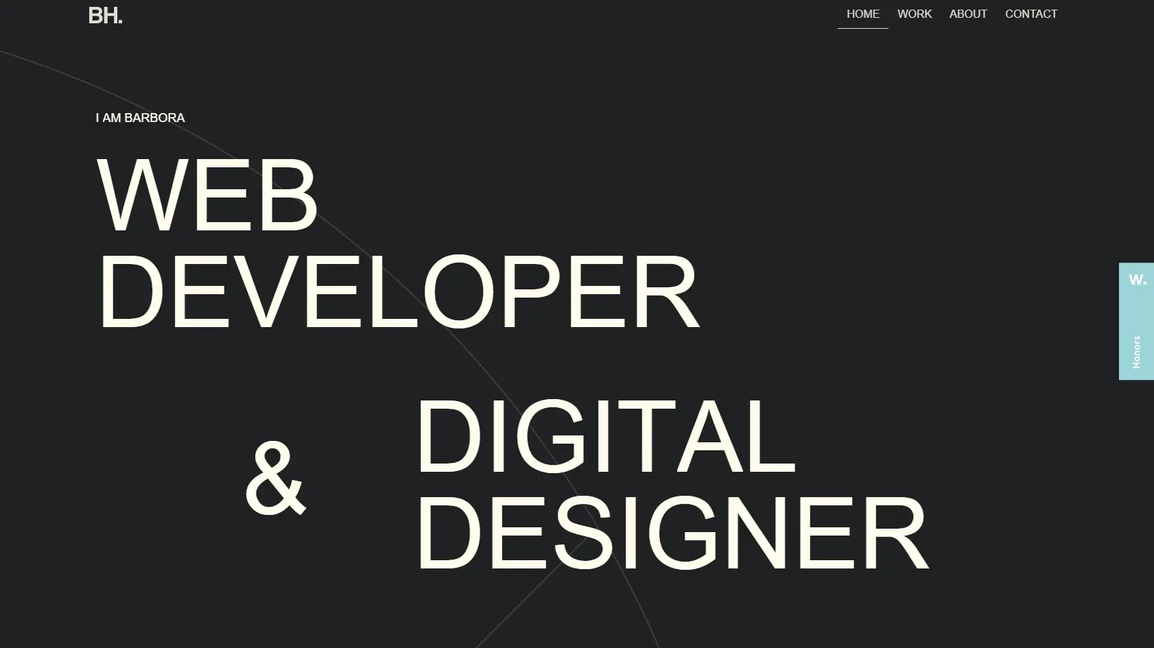 Blogduwebdesign inspiration portfolio webdesigner developpeur barbora hengstova