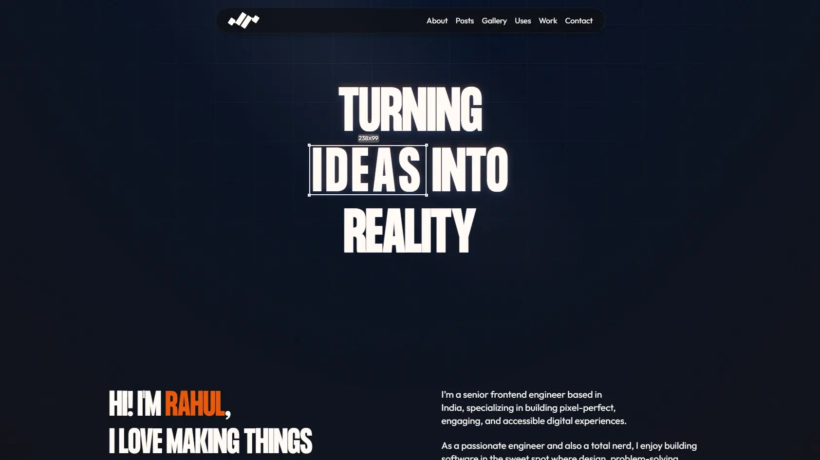 Blogduwebdesign inspiration portfolio webdesigner developpeur rahul raj