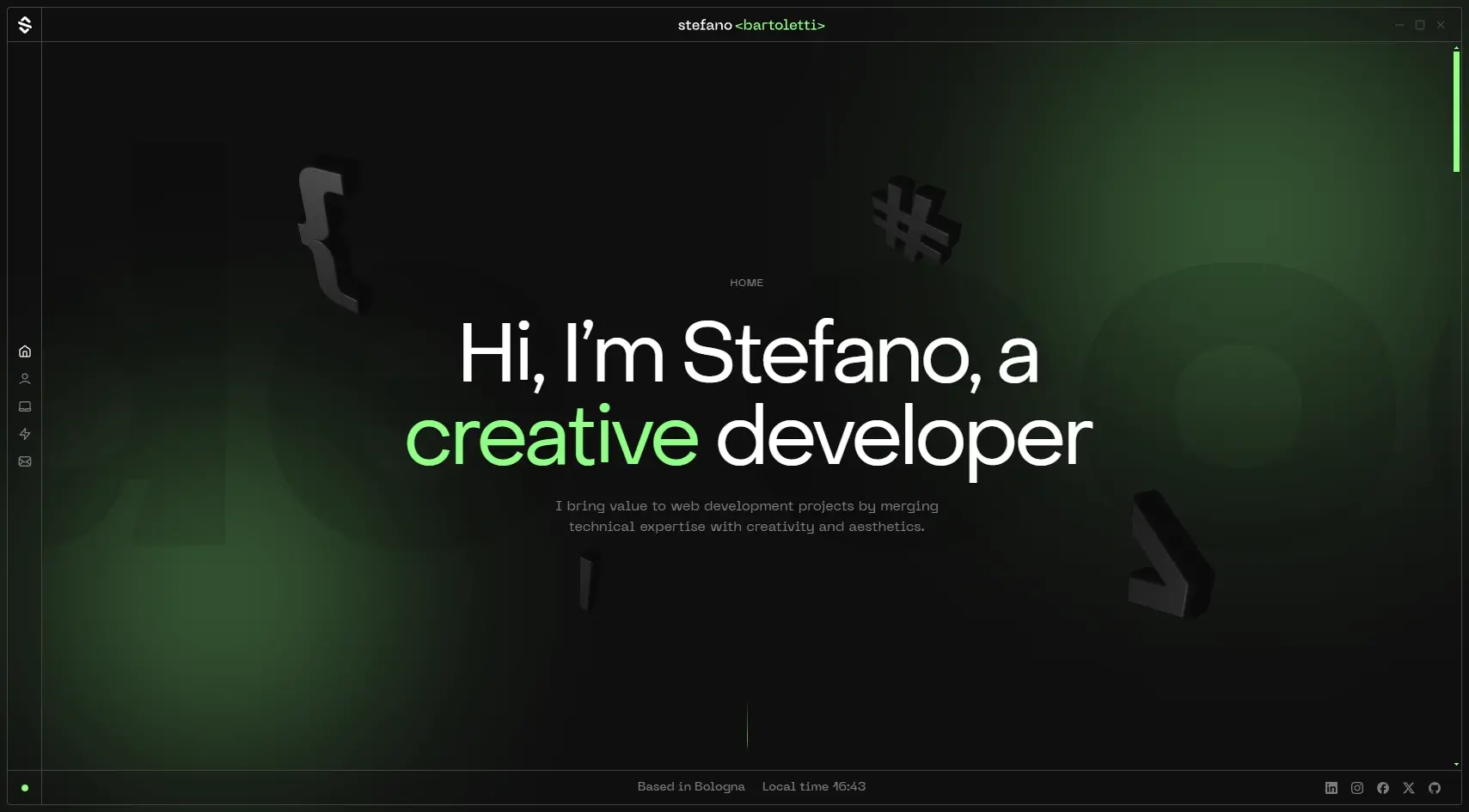 Blogduwebdesign inspiration portfolio webdesigner developpeur stefano bartoletti