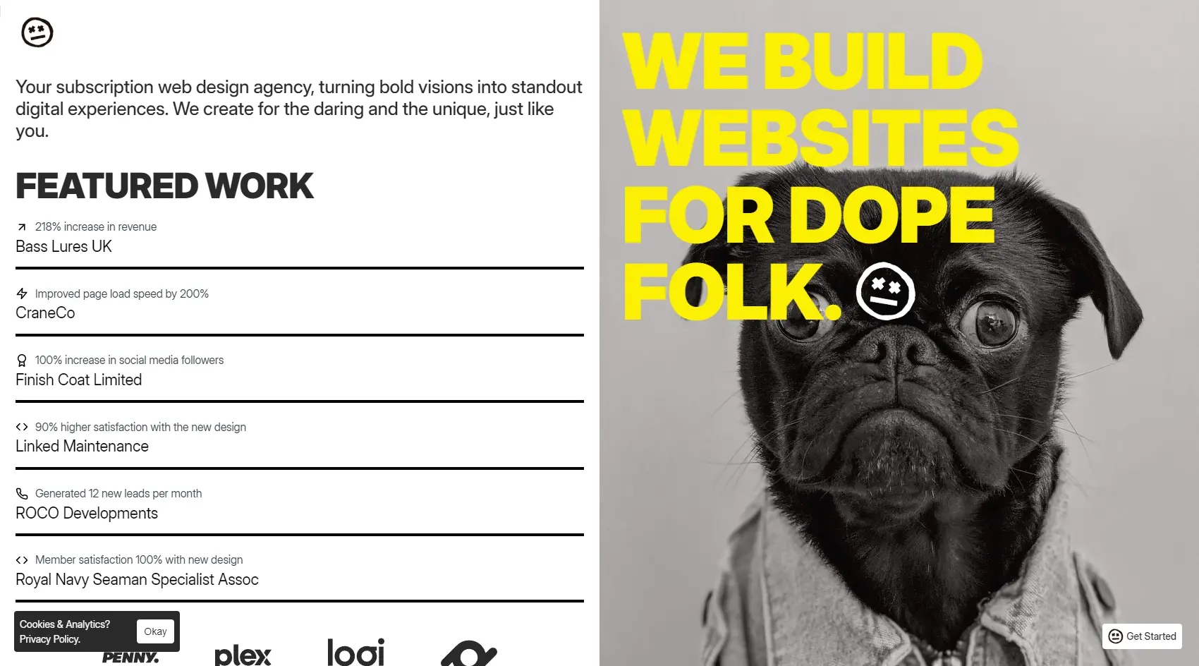 Blogduwebdesign inspiration site internet agence webdesign dope folk