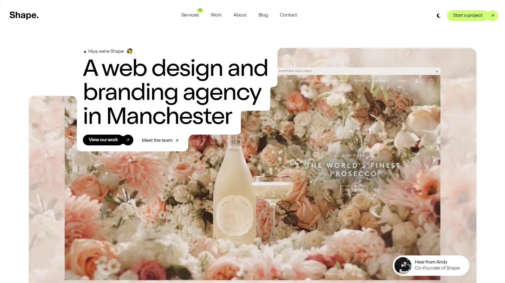 Blogduwebdesign inspiration site internet agence webdesign shape