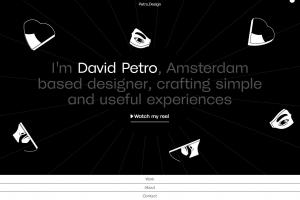 Blogduwebdesign inspiration web contraste noir blanc david petro