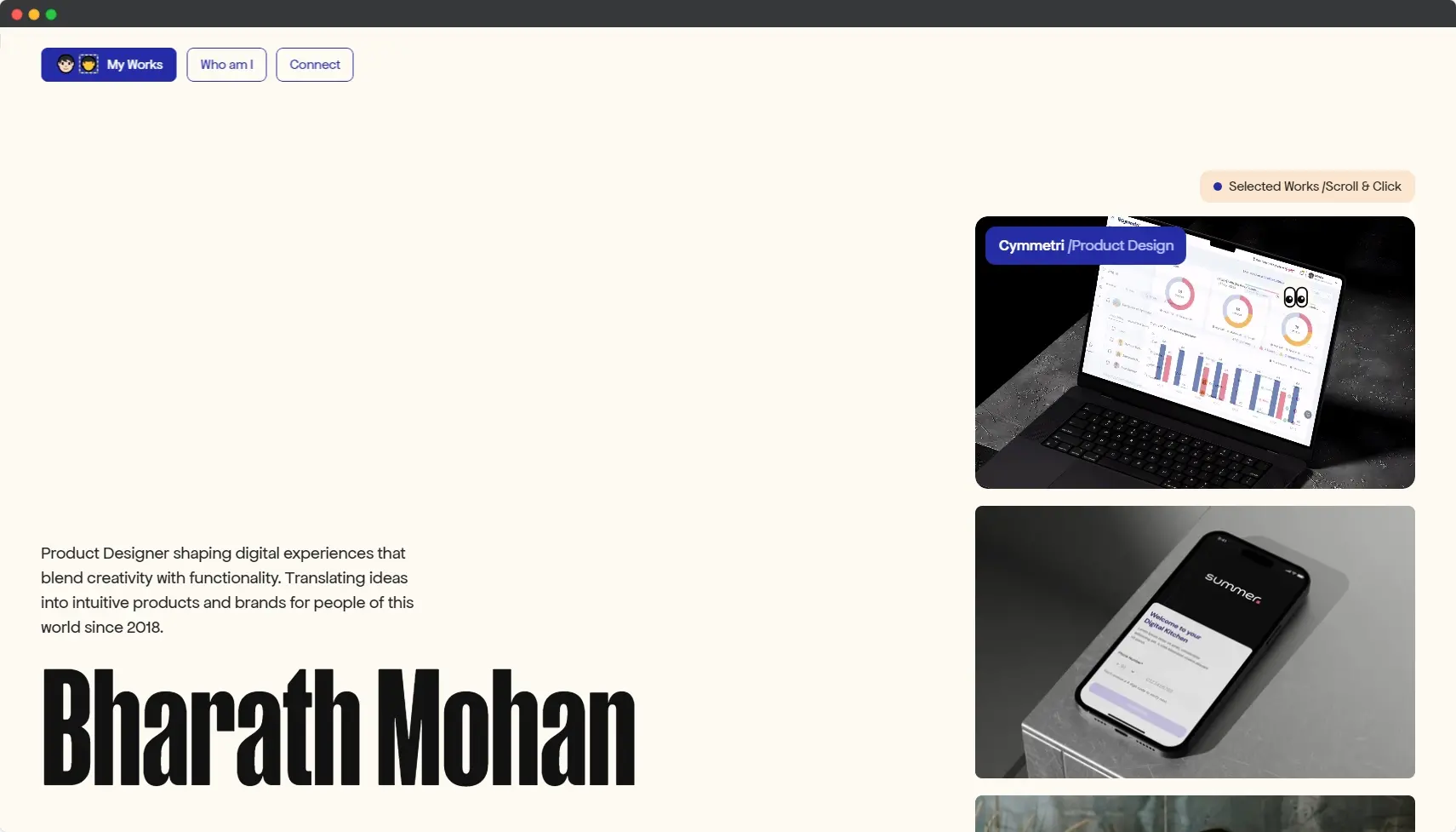 Blogduwebdesign inspiration web portfolio product designer bharath mohan