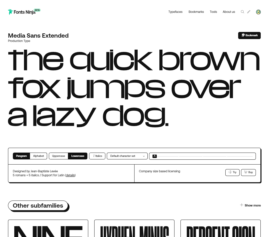 Blogduwebdesign outils design typographie police fonts ninja exemples