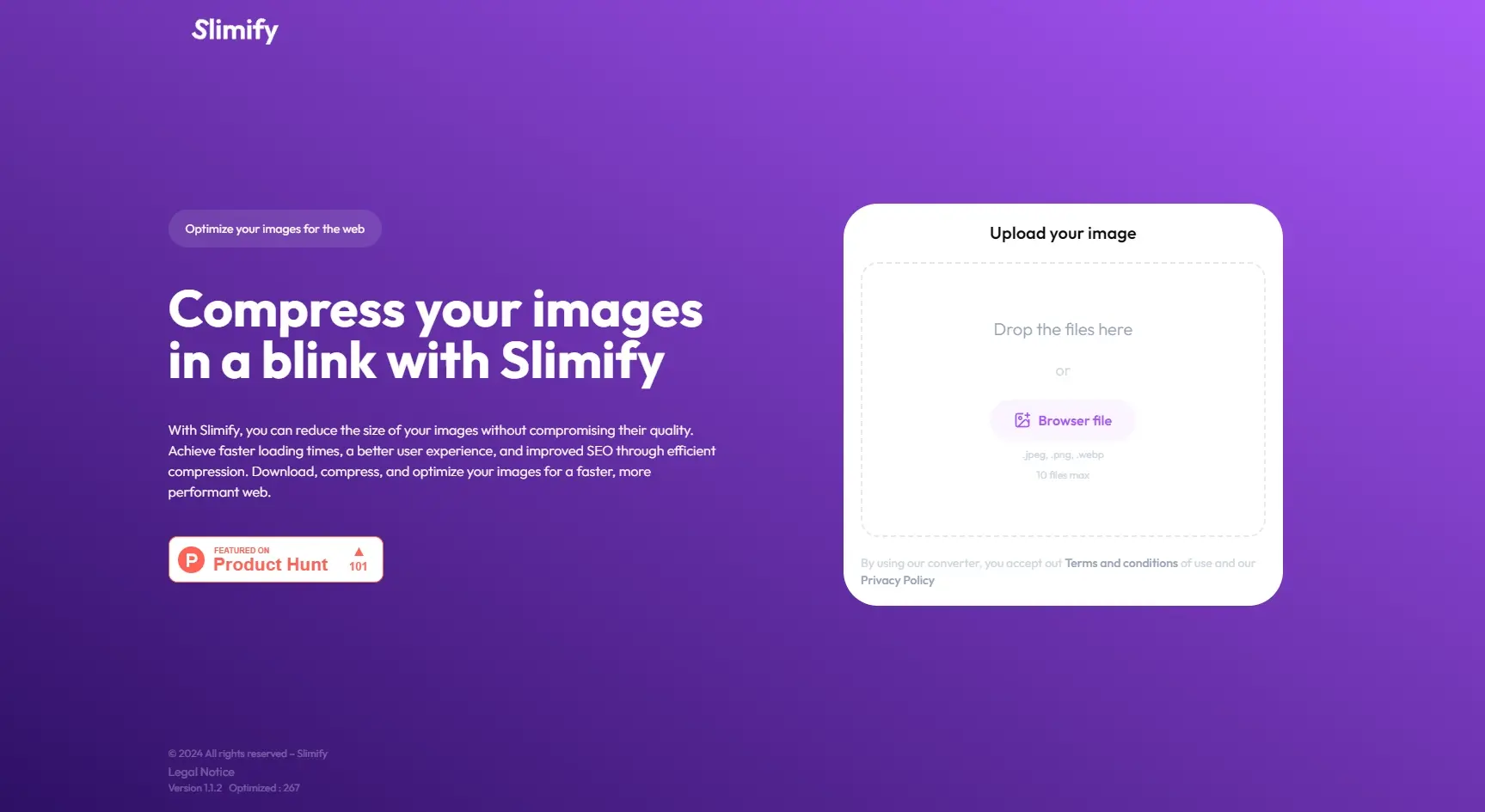 Blogduwebdesign outils optimisation images slimify