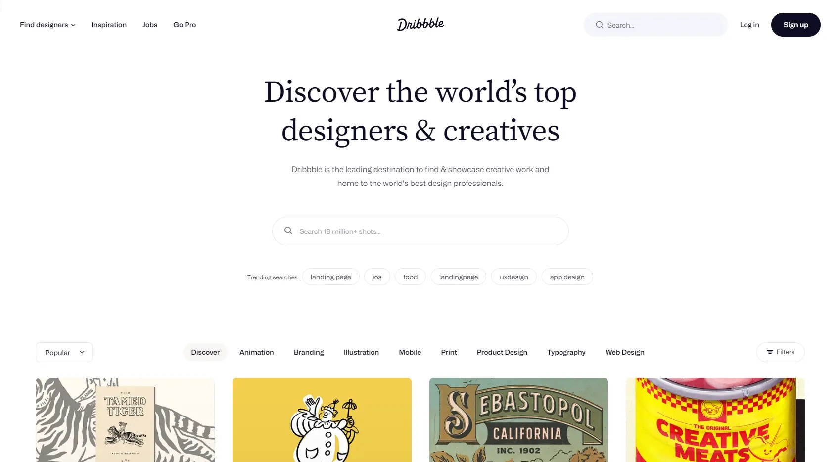 Blogduwebdesign outils productivite veille creative dribbble