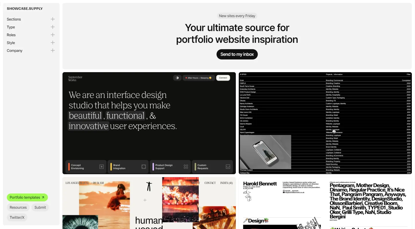Blogduwebdesign outils productivite veille creative showcase