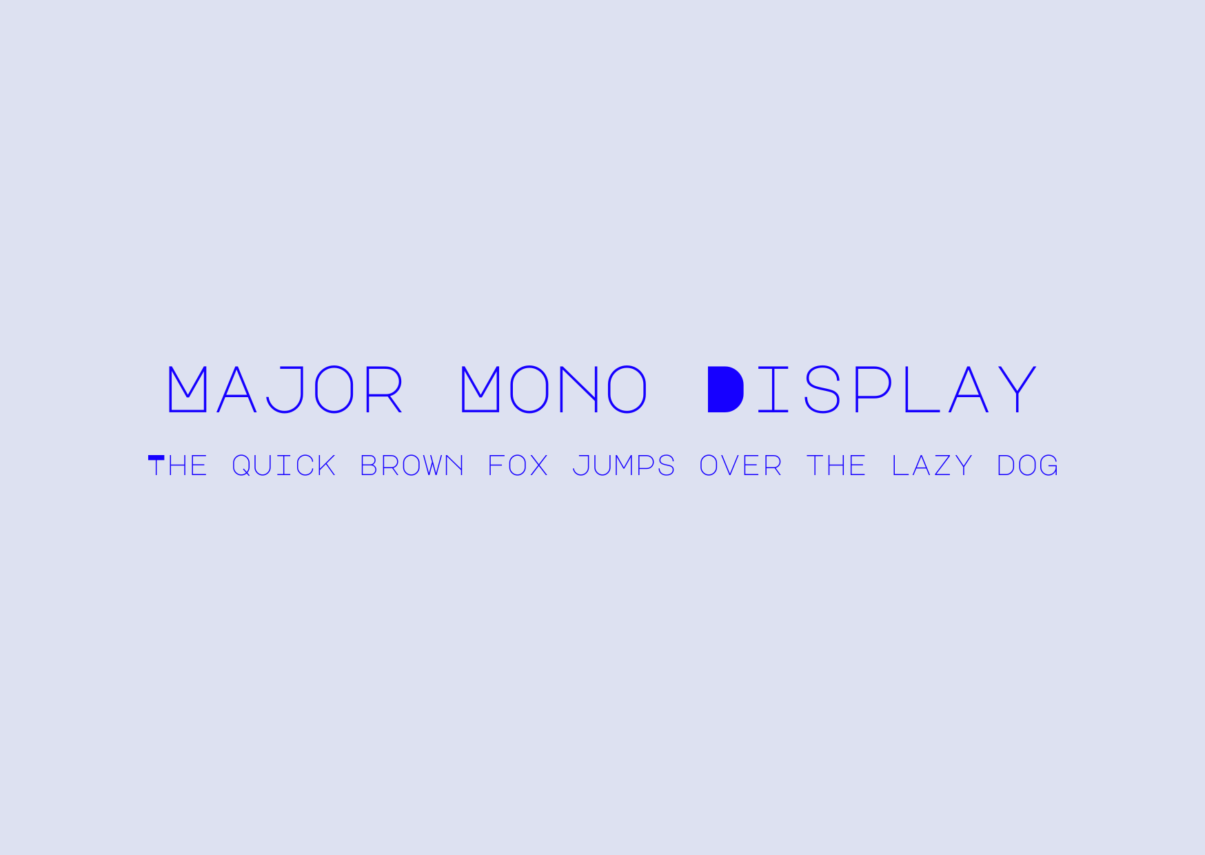 Blogduwebdesign police ecriture geometrique major mono display