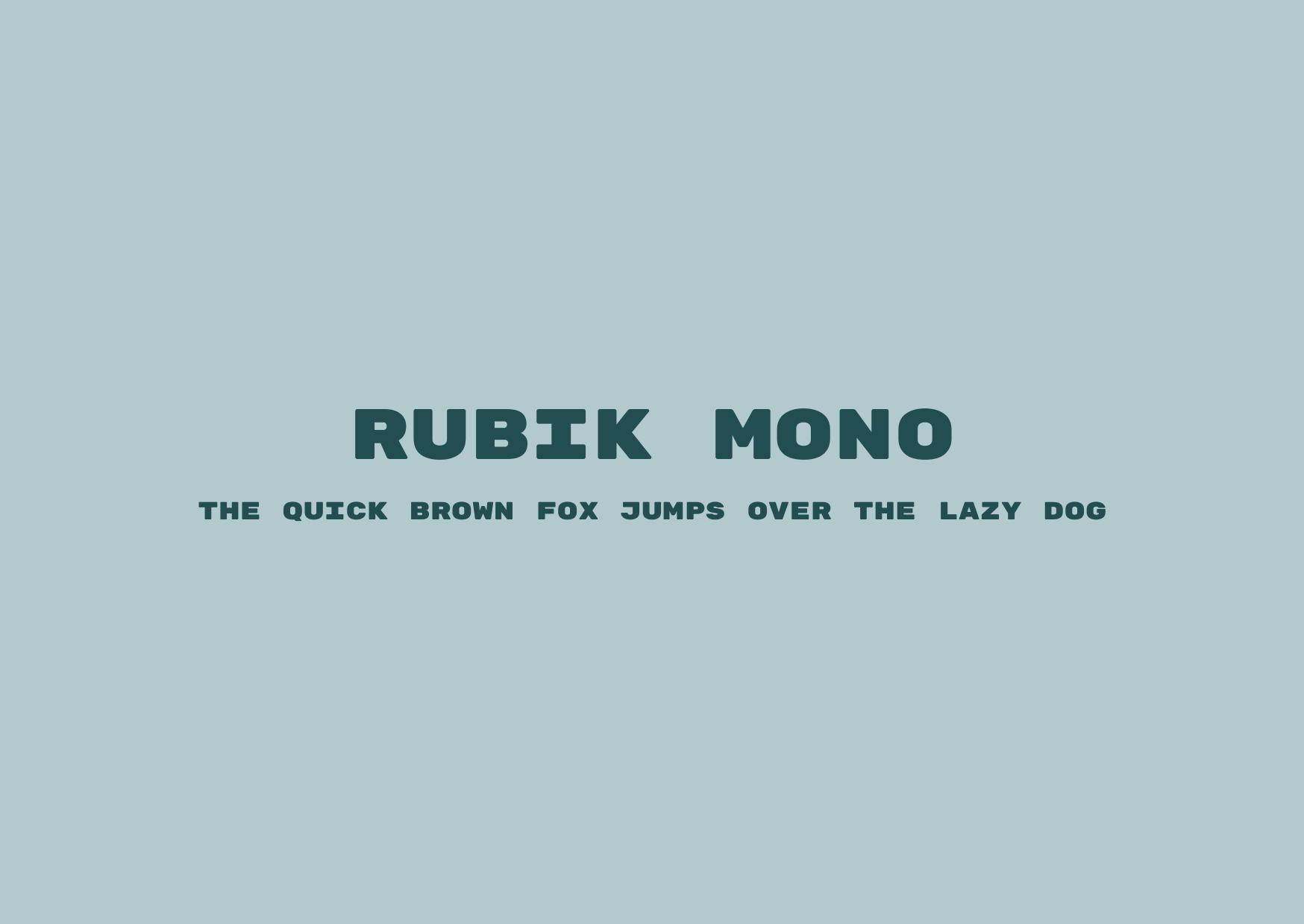 Blogduwebdesign police ecriture geometrique major rubik mono