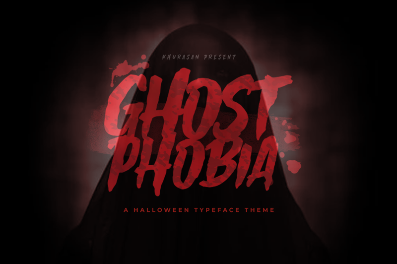 Blogduwebdesign police gratuite telechargement halloween ghostphobia