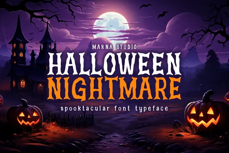 Blogduwebdesign police gratuite telechargement halloween nightmare