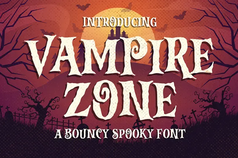 Blogduwebdesign police gratuite telechargement halloween vampire zone