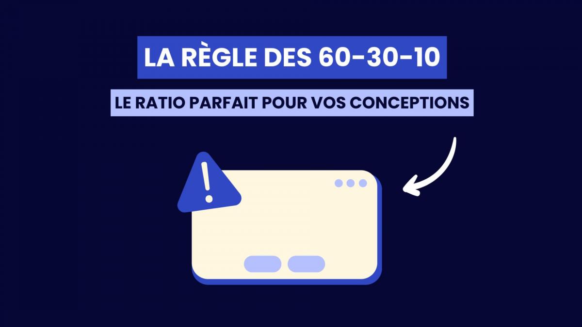 Blogduwebdesign regle 60 30 10 conception ui img cover