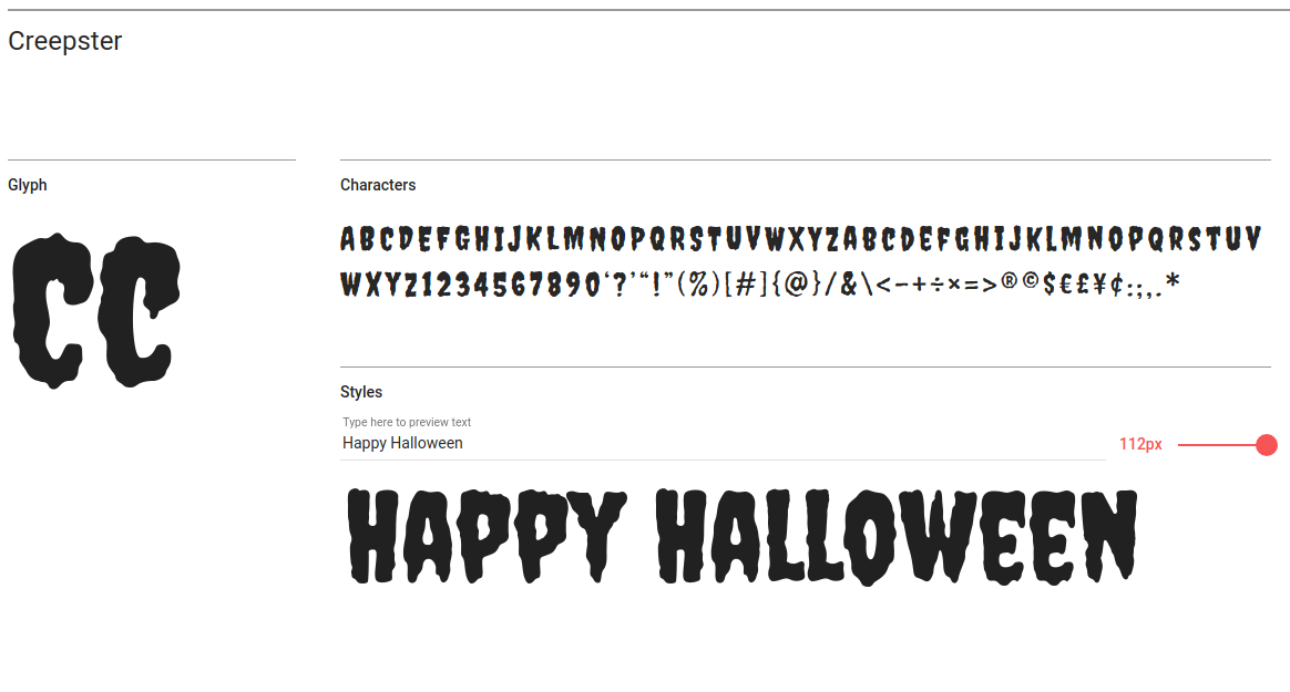 Blogduwebdesign relooker site web halloween police ecriture creepster