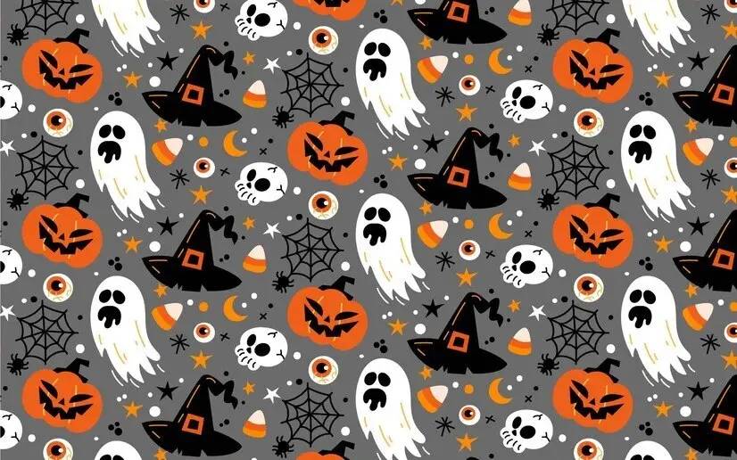 Blogduwebdesign ressources gratuites adobe flat halloween pattern design