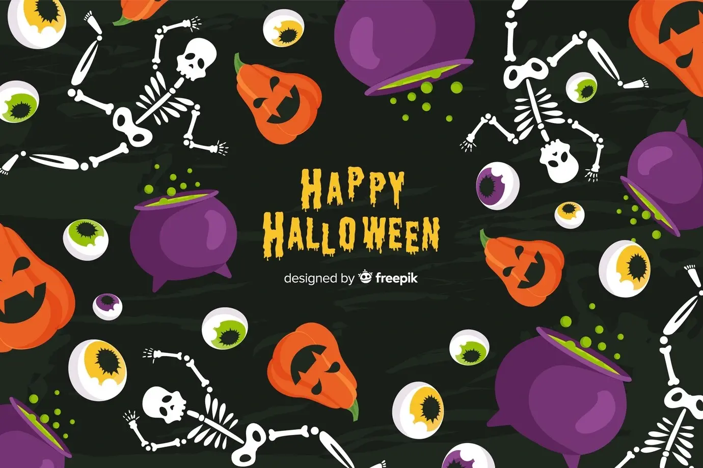 Blogduwebdesign ressources gratuites adobe halloween fond flat design