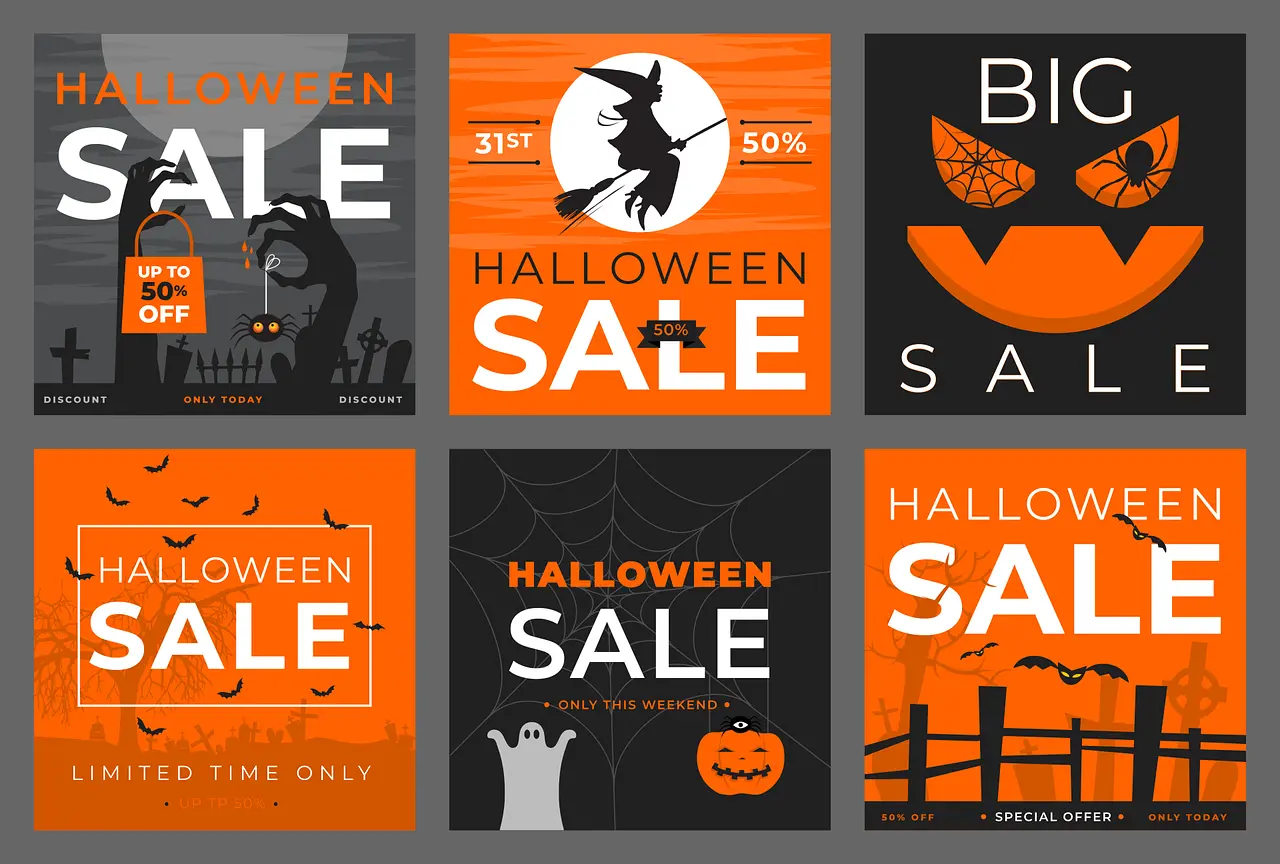 Blogduwebdesign ressources gratuites adobe halloween template soldes