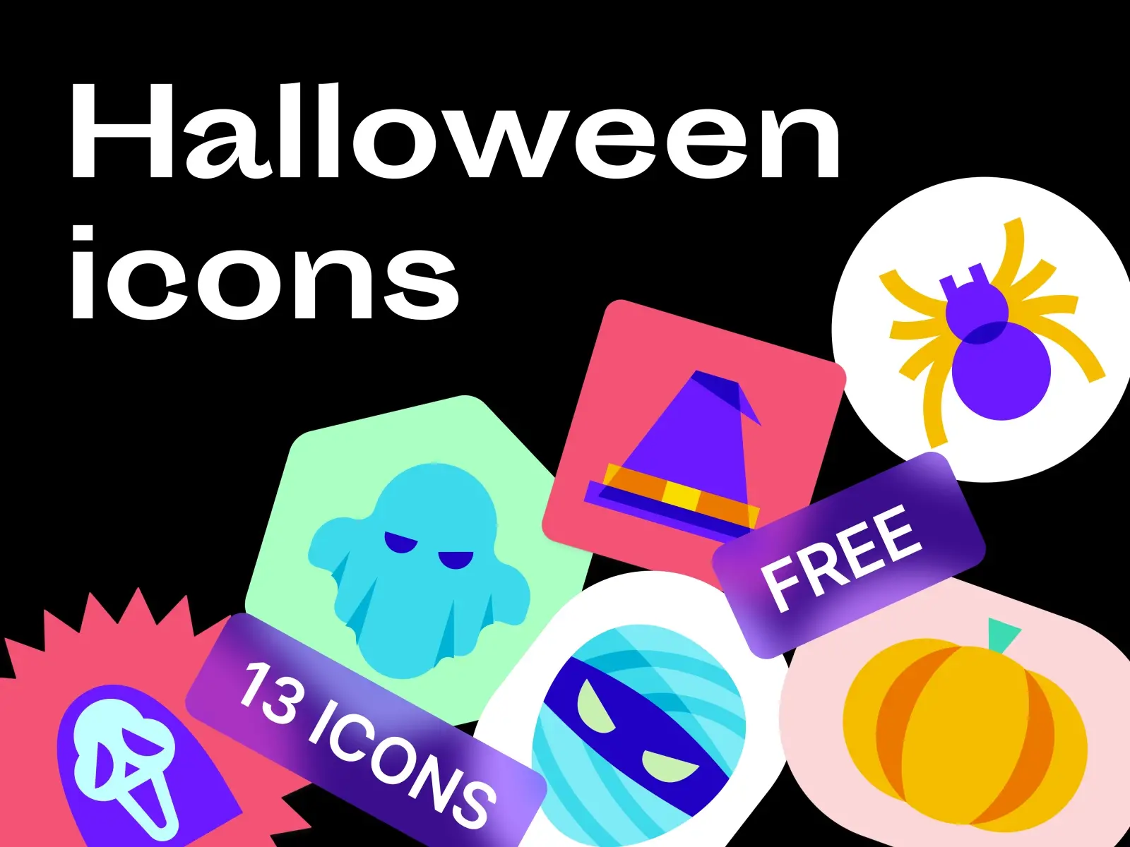 Blogduwebdesign ressources gratuites adobe icones set bold halloween