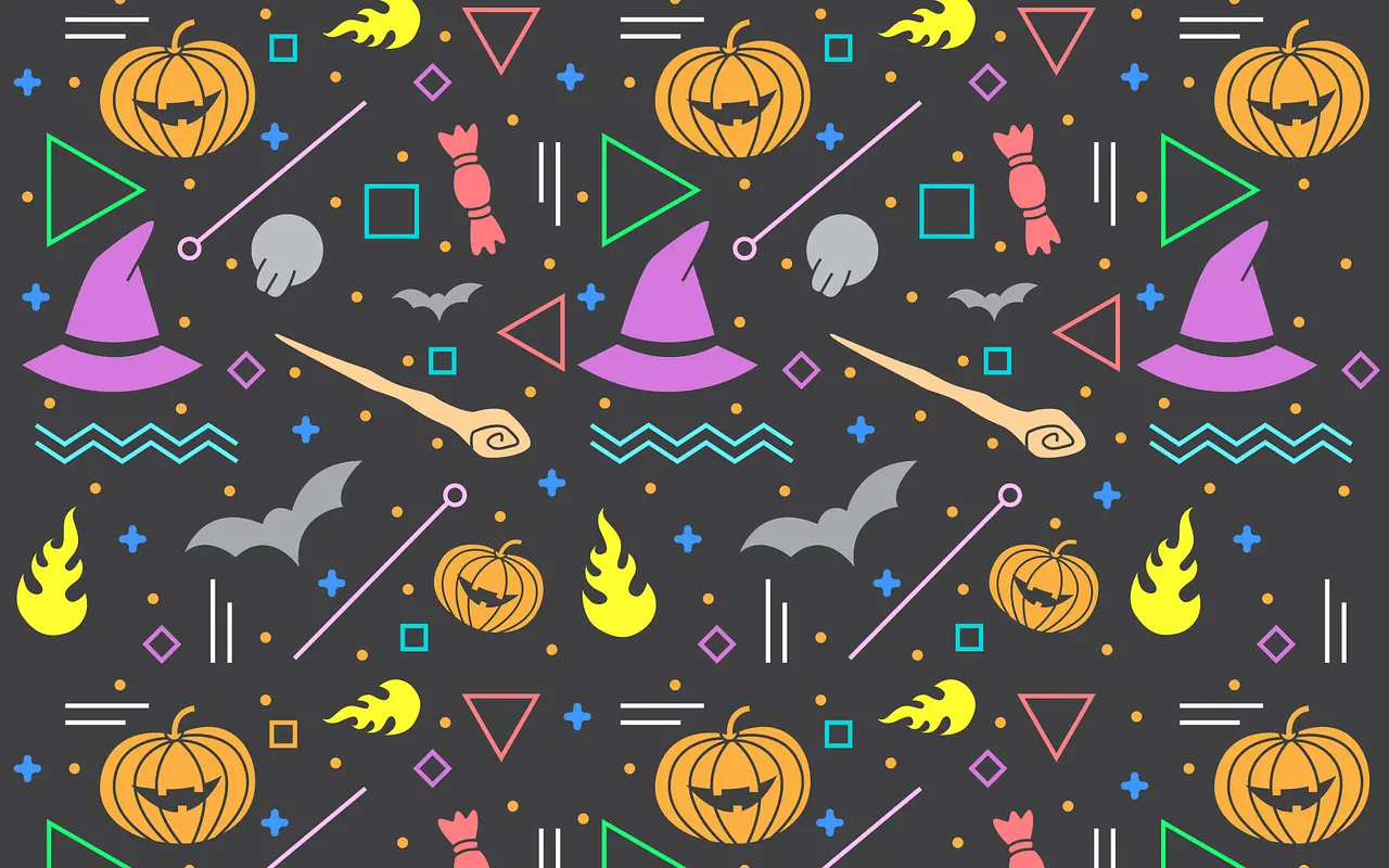 Blogduwebdesign ressources gratuites adobe motif halloween 80s