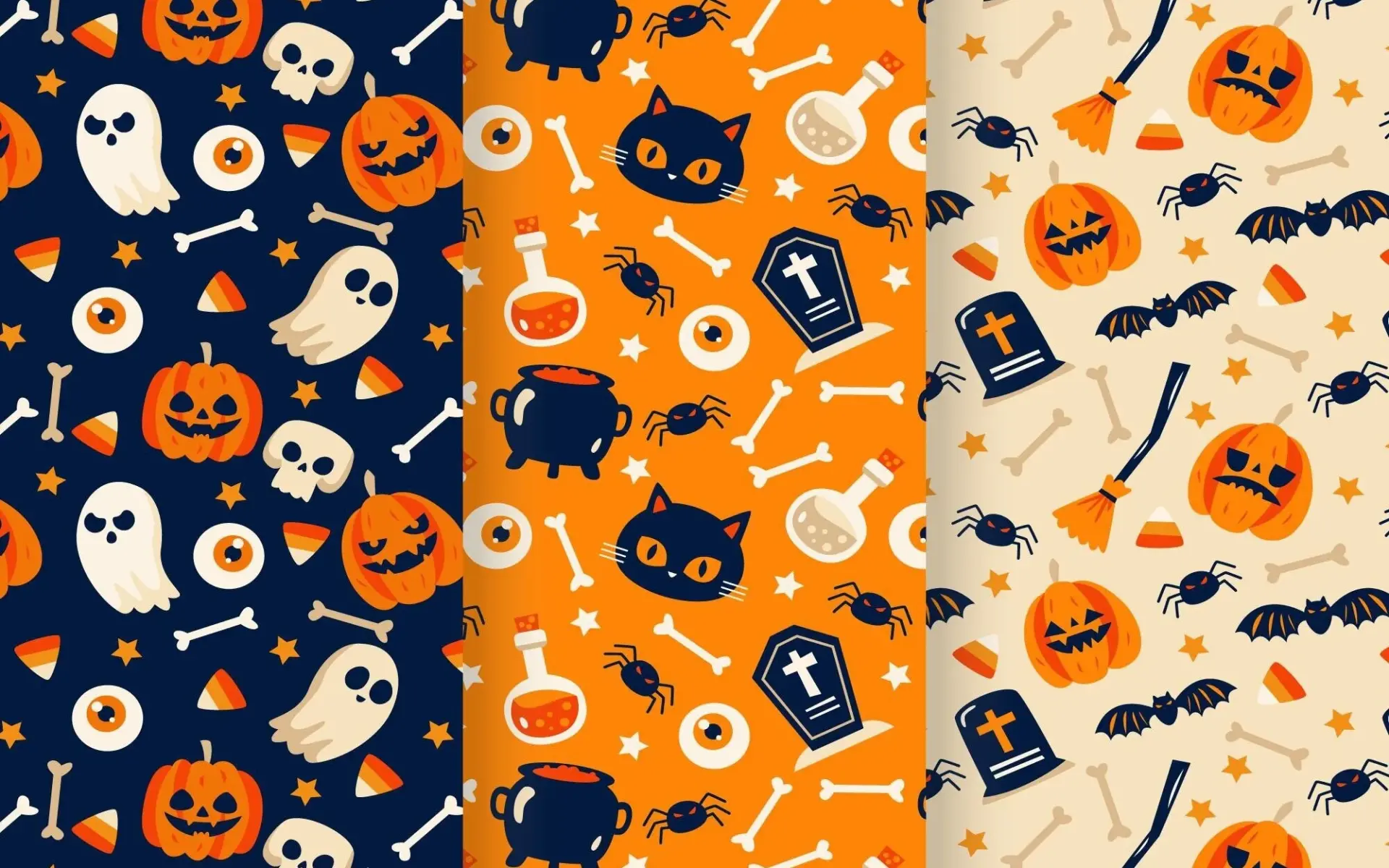 Blogduwebdesign ressources gratuites adobe motif halloween collection patterns