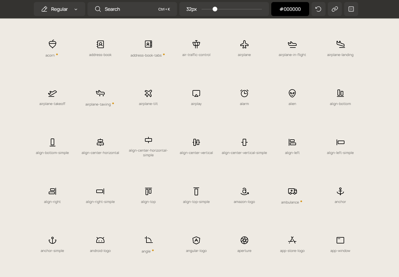 Blogduwebdesign ressources icones phosphor icons collection