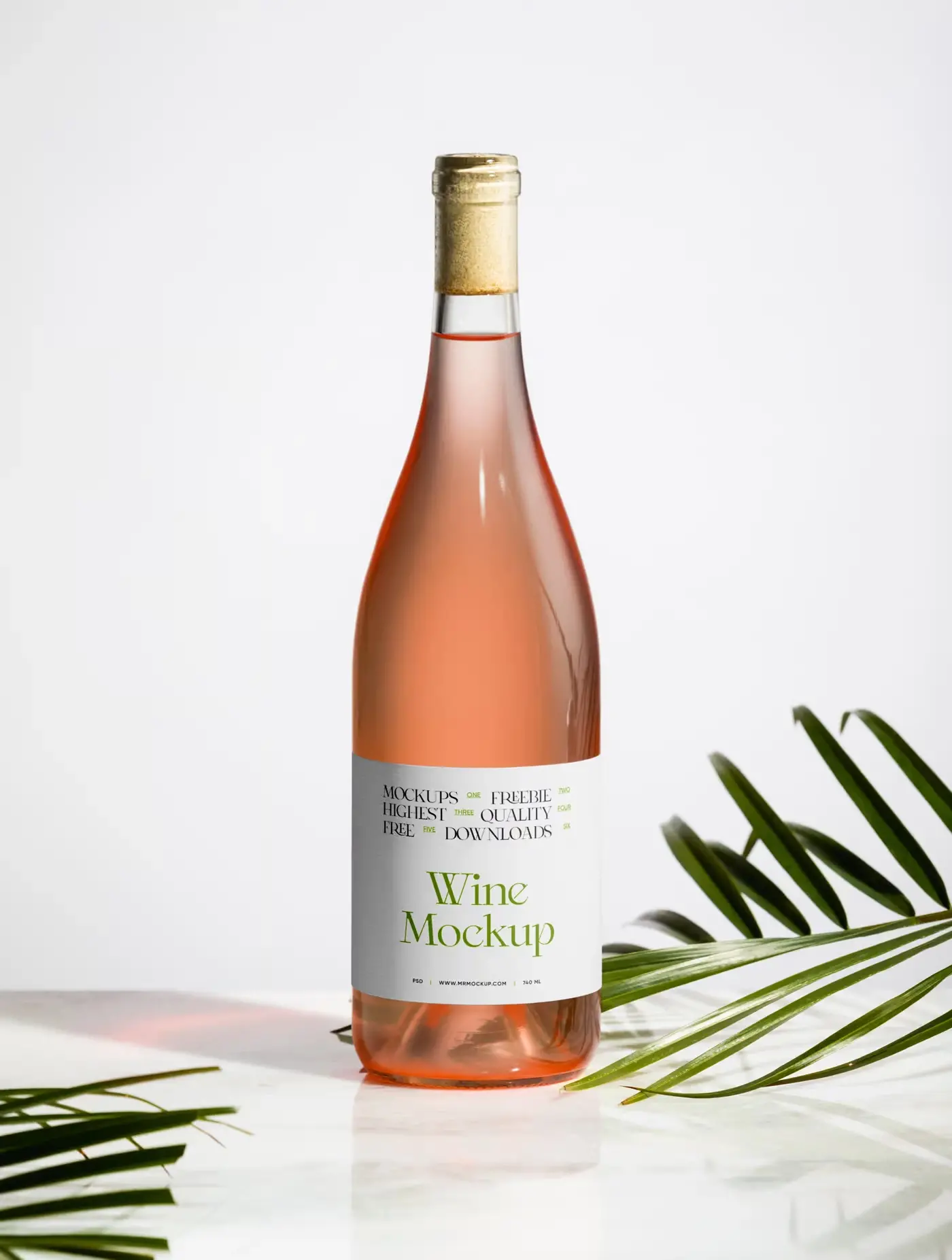 Blogduwebdesign ressources web mockups gratuits bouteille vin rose etiquettte