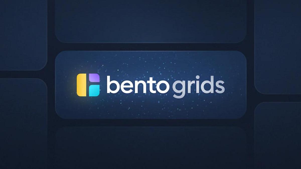Bento Grids : une collection en ligne de designs bento tendances