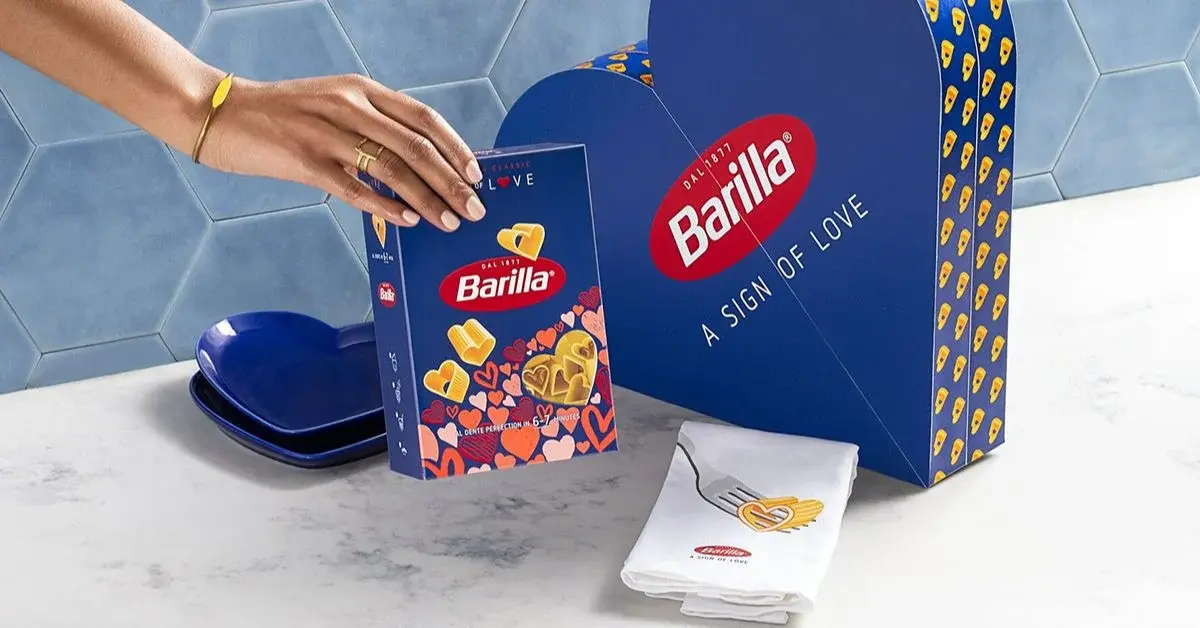 Campagne pub saint valentin barilla