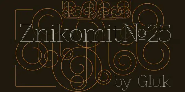 Font znikomit