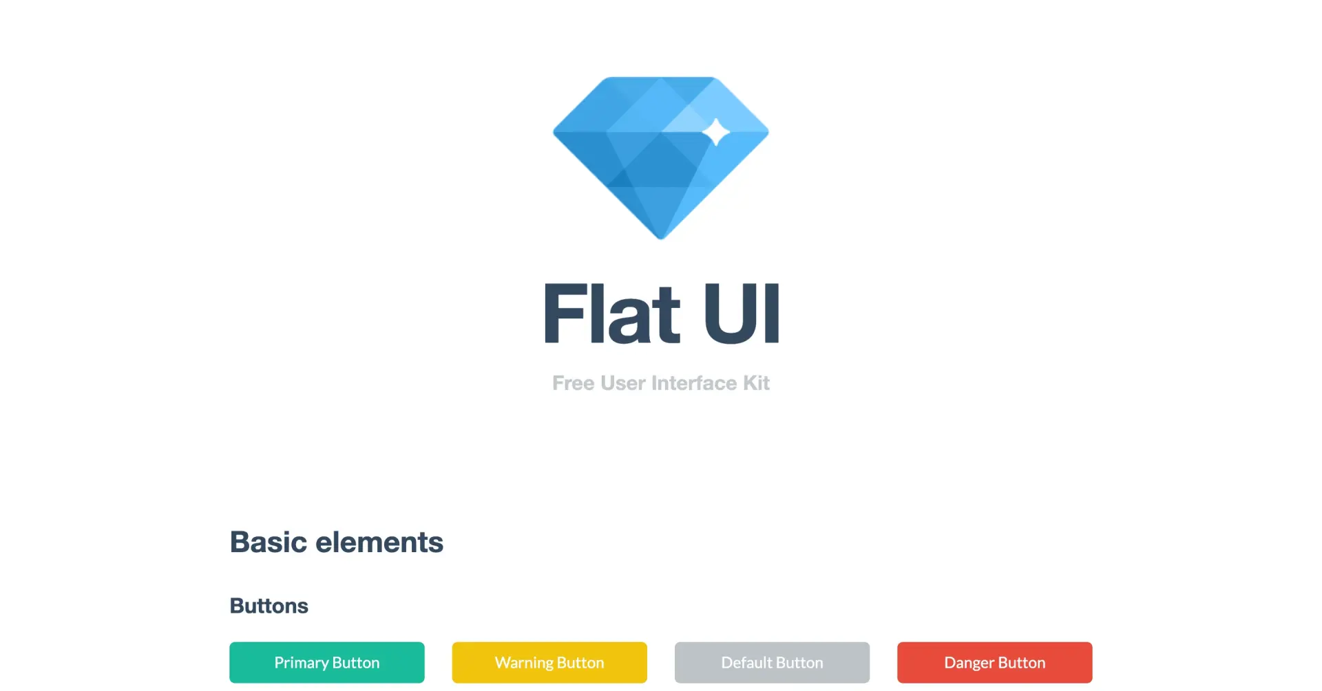 Framework flat ui