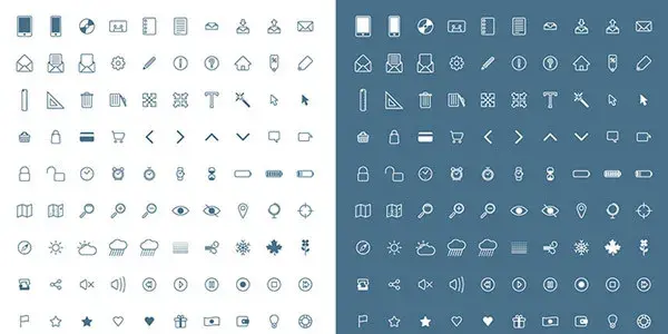 Icones 100 free icons psd ai webfont