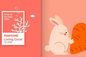 20 créations graphiques et web pour découvrir le nouveau PANTONE 2019 – Living Corail