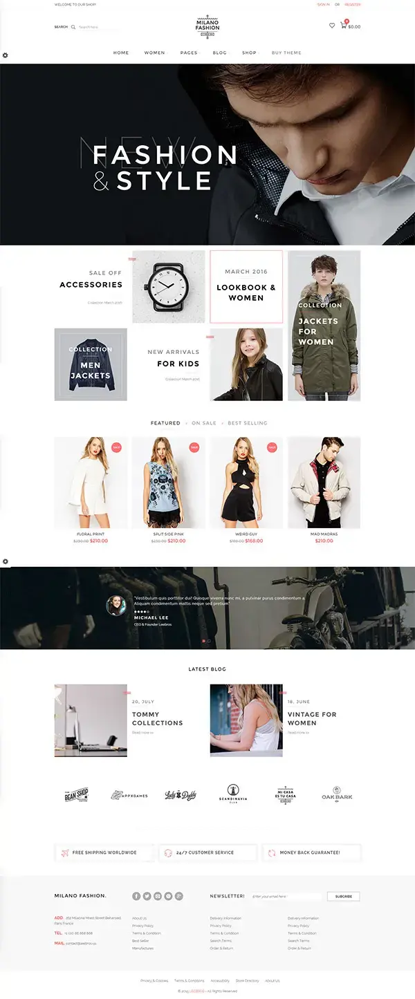 Milano fashion responsive