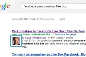 Afficher votre photo de profil dans les résultats de recherche de Google