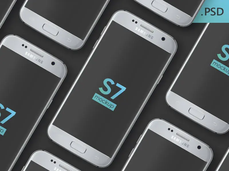 Psd galaxy s7 mockup