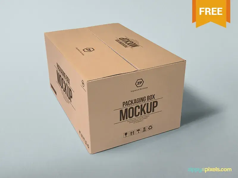 Psd packaging box mockups