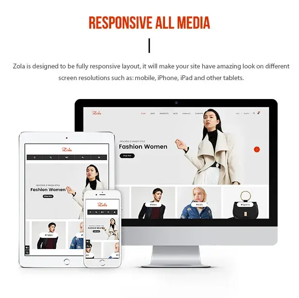 Theme prestashop mode zola