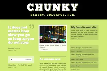 Theme tumblr chunky