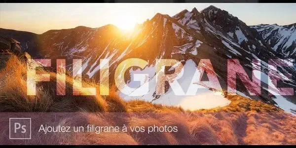 Tuto photoshop photoshop ajouter un filigrane a vos photos